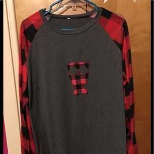 Fall long sleeve plaid